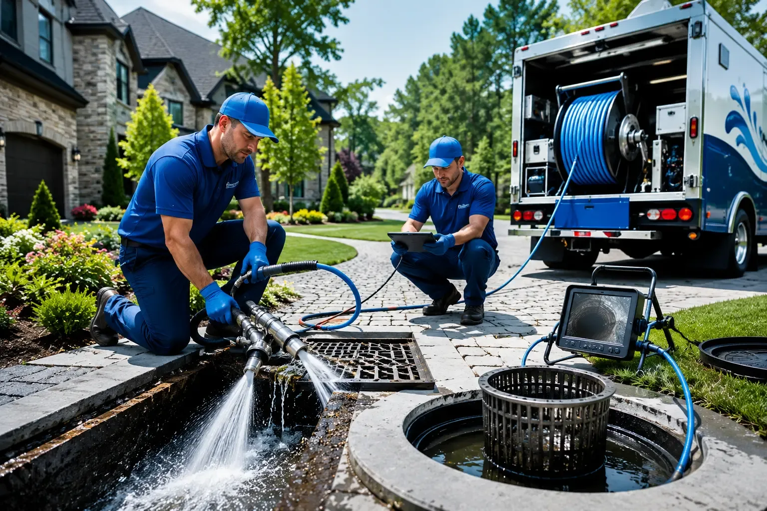 Local outdoor drain cleaning professionals in Neffs, OH