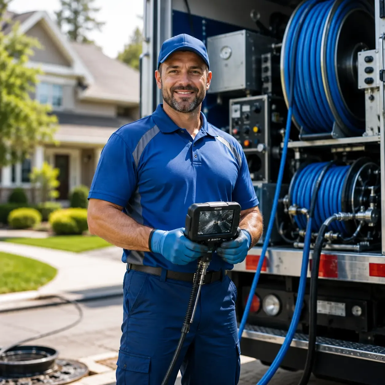 Local outdoor drain cleaning specialists in Neffs, OH